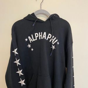 Alpha Phi stars sweatshirt